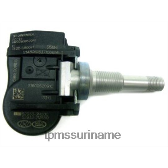 B6JL6B1679 tpms hyundai de druksensor 529332m550 456mhz TPMS resetten
